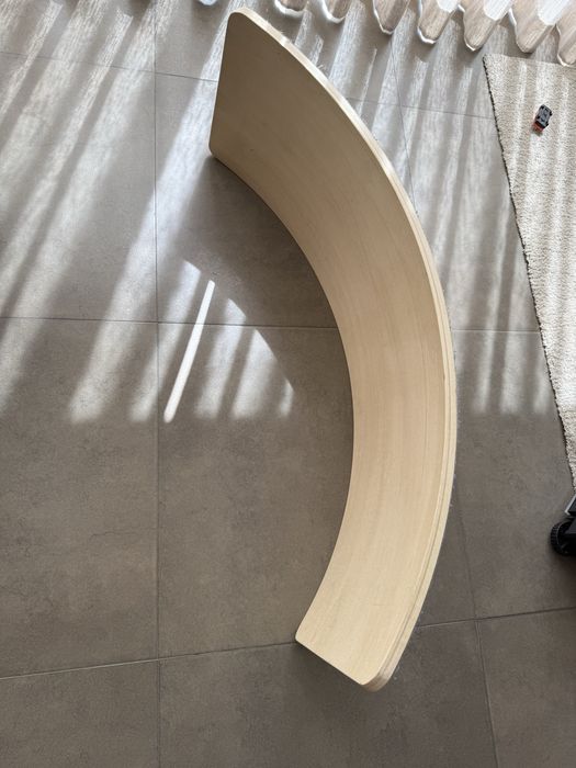TÁBUA de madeira curva Montessori