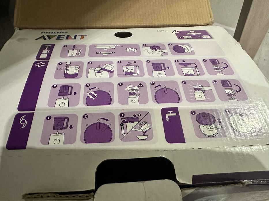 Philips Avent 2 in 1 бленлер пароварка