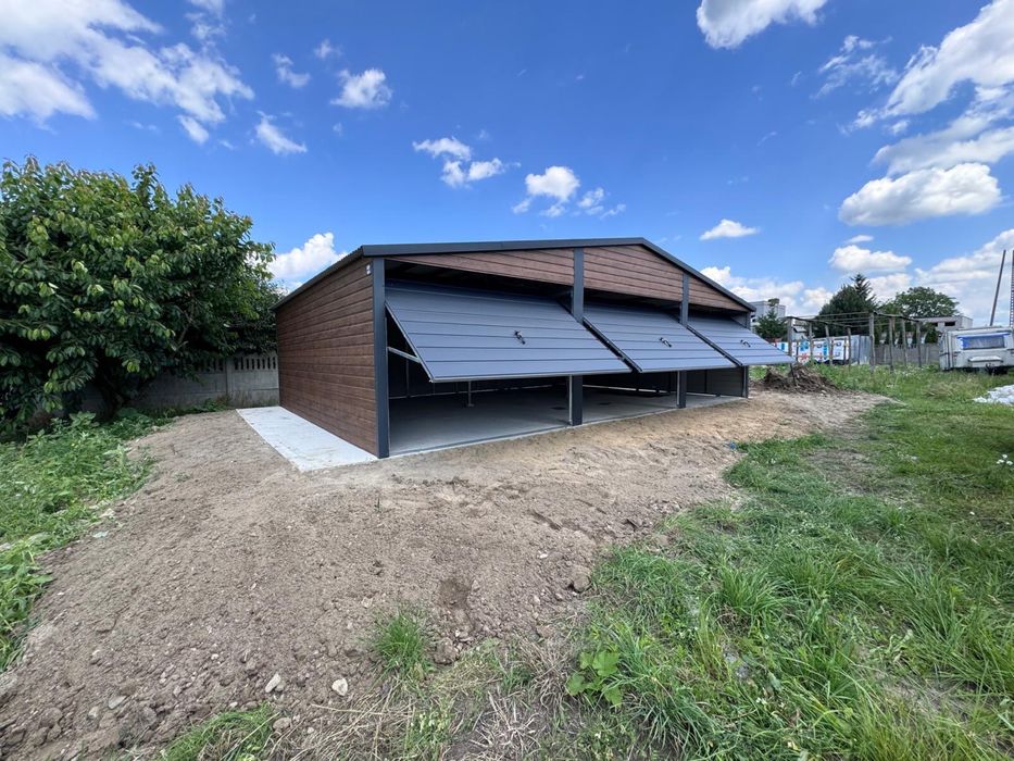 Garaż Blaszany drewnopodobny 9x6 9x5 8x6 8x5 12x6