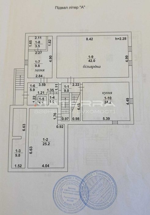 Просторий будинок 410м2 з ремонтом, 12 соток землі в центрі Боярки