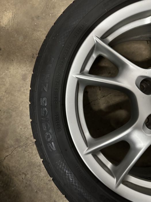 Jantes porsche 17 com pneus