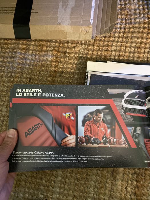 Catálogo Fiat 124 spider abarth