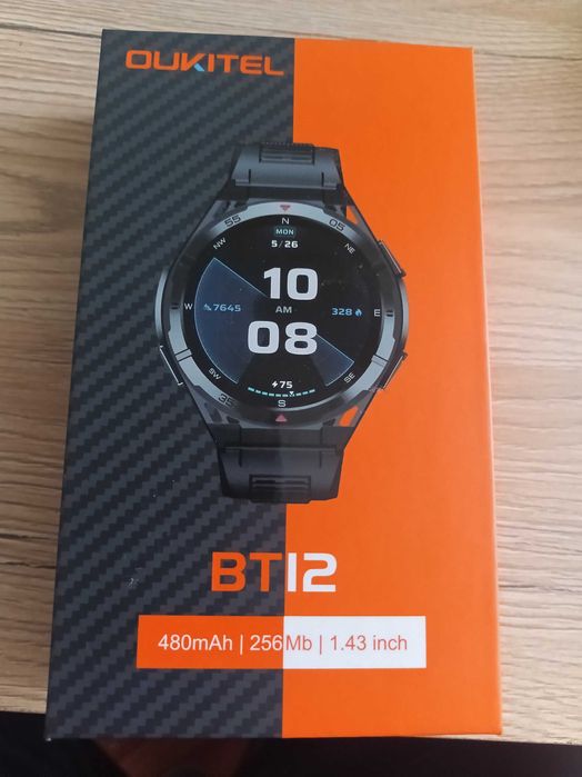 Новий  смарт-годинник OUKITEL BT12 black