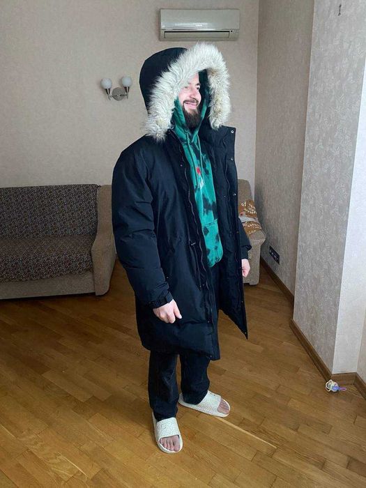 Чоловіча зимова куртка (парка) з хутром ZARA