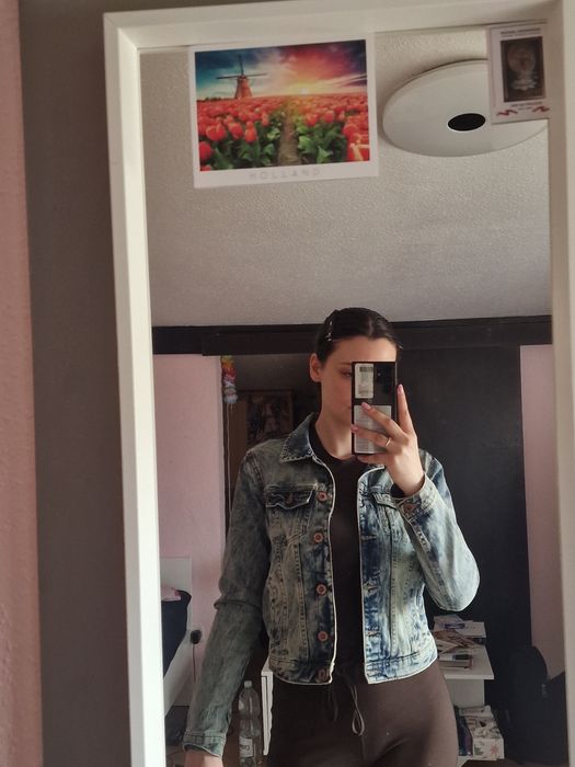 Kurtka jeansowa, katana