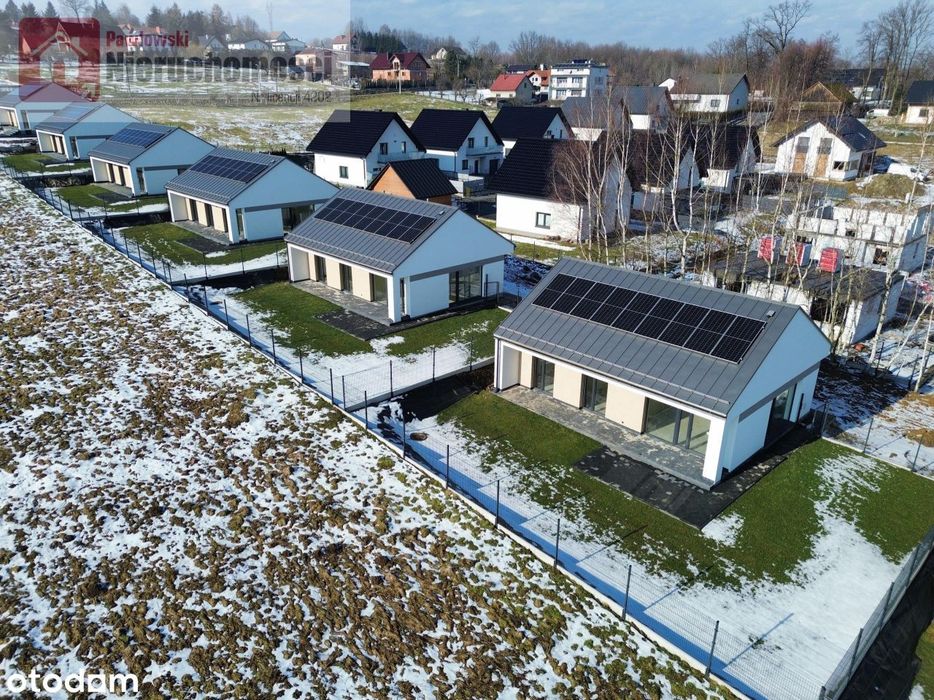 Domy pod Skawiną - fotowoltaika i pompa ciepła