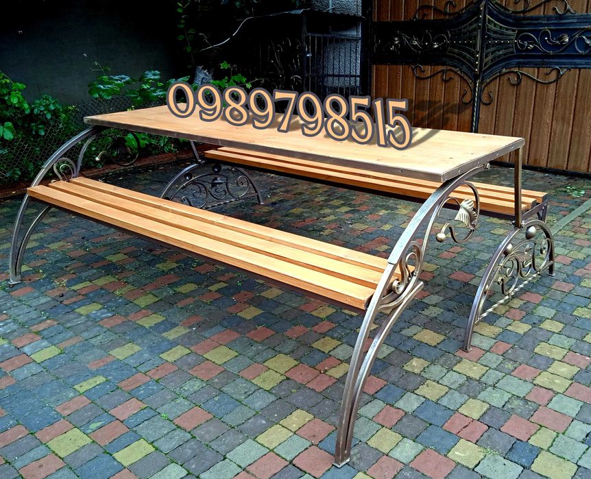 Розкладний стіл. Лавка трансформер