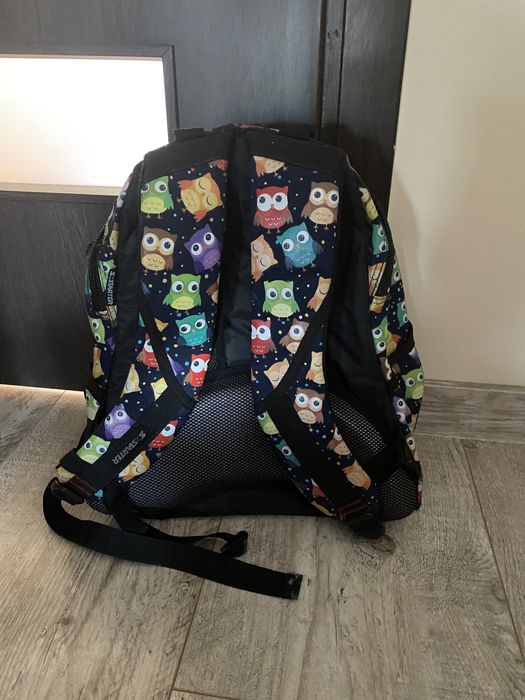 Plecak szkolny w sówki
