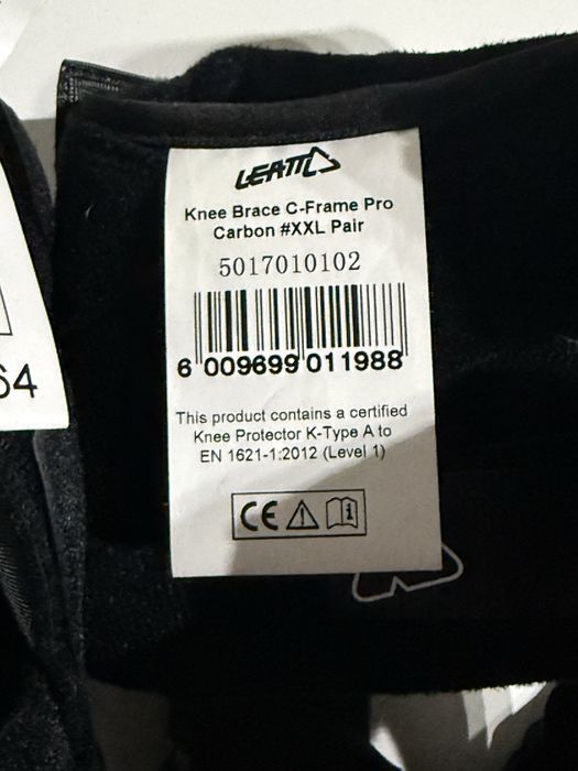 Leatt C-Frame Pro Carbon XXL – ortezy kolan para | NOWE