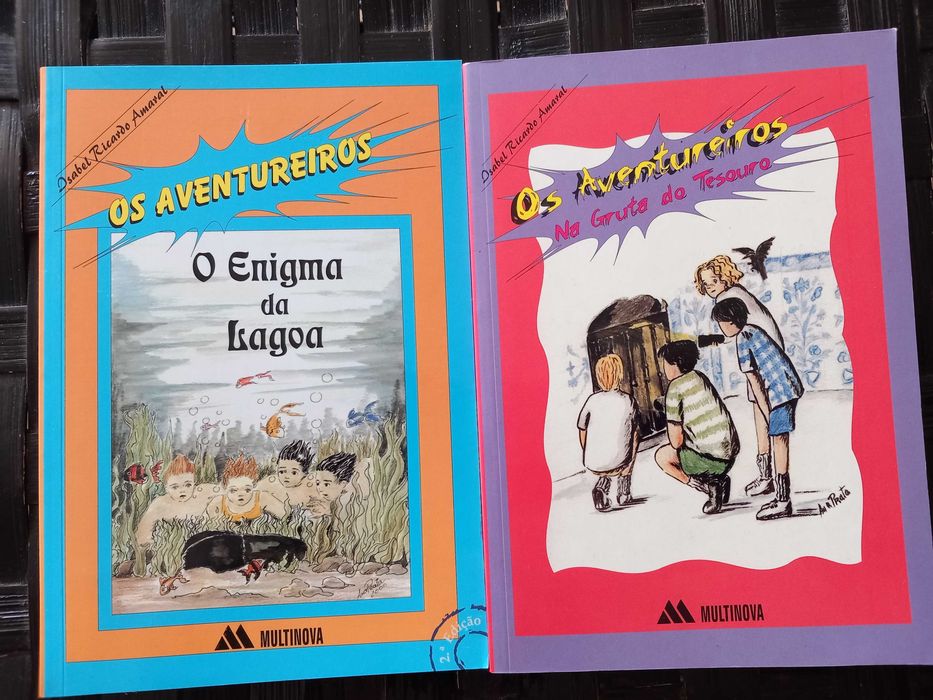 Os Aventureiros Na Gruta do Tesouro e O Enigma da Lagoa. Novos.