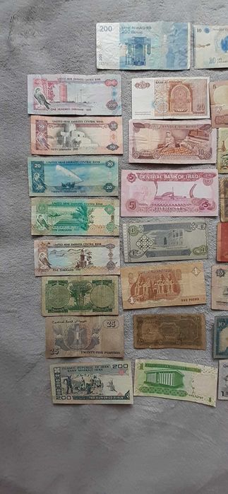 Banknoty , kraje arabskie.