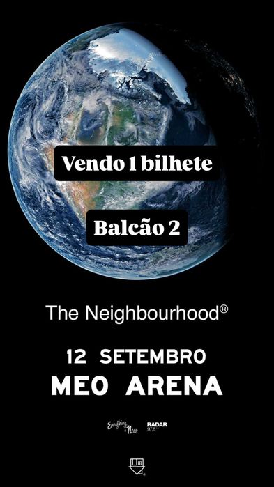 Bilhete concerto The Neighbourhood