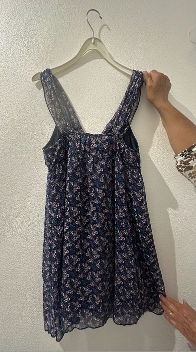 Vestido Azul Florido Nº 40