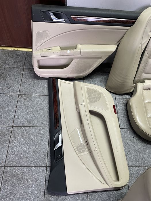 Fotele boczki skoda superb 2 kombi europa skóra grzane