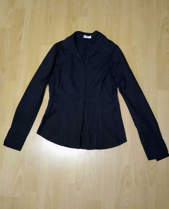 Czarna koszula bluzka koszulowa na guziki Orsay stan bardzo dobry