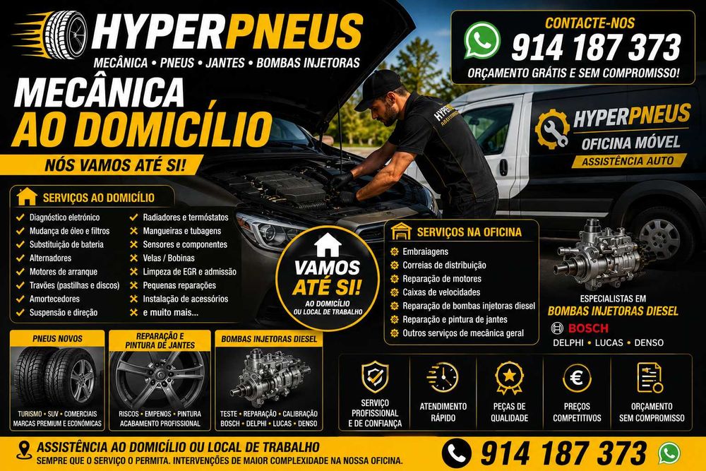 Mecânica ao Domicílio | Reparações Auto | Diagnóstico | Revisões | Travões