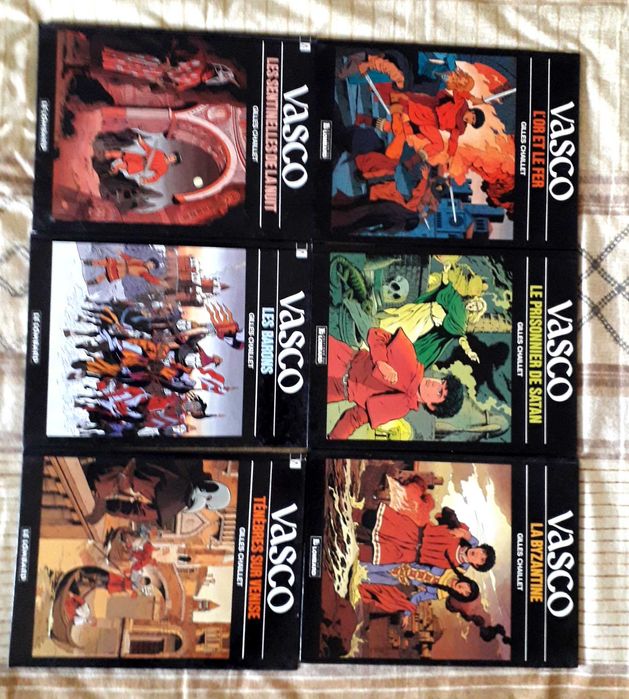 Livros BD - Gilles Chaillet - Série Vasco (FR)  Só Vol. 1 a 4