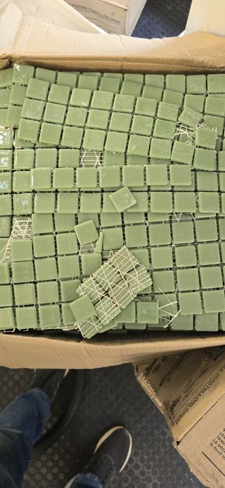 Pastilha vidreira verde