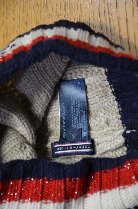 czapka TOMMY HILFIGER one size wełniana/wool + cashmere