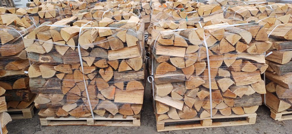 Drewno kominkowe, opałowe UKŁADANE Buk - Dąb - Grab - Sosna