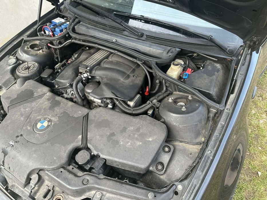 Silnik n42b20 143konie + skrzynia manual 5bieg na czesci