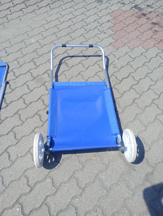 Funkcjonalny wózek-leżak na  plażę