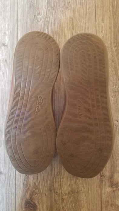 Buty CLARKS Superlight 41/42 26.5cm Skórzane* półbuty z plecionką Skóra* brązowe stan BDB