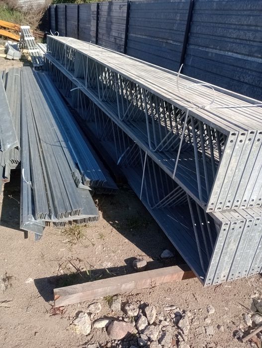 Konstrukcja wiaty 12,6mx6,3m-4.5m , komplet elementów.