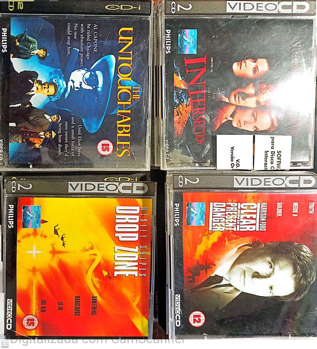 FILMES CDI - VCD  em estado quase novo Venda do lote 300