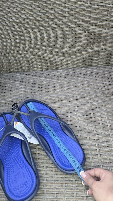 В'єтнамки чоловічі Crocs Athens Flip Cerulean 
 Синій
Розмір
#m9-42/43