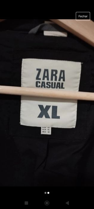 Casaco Zara Xl preto