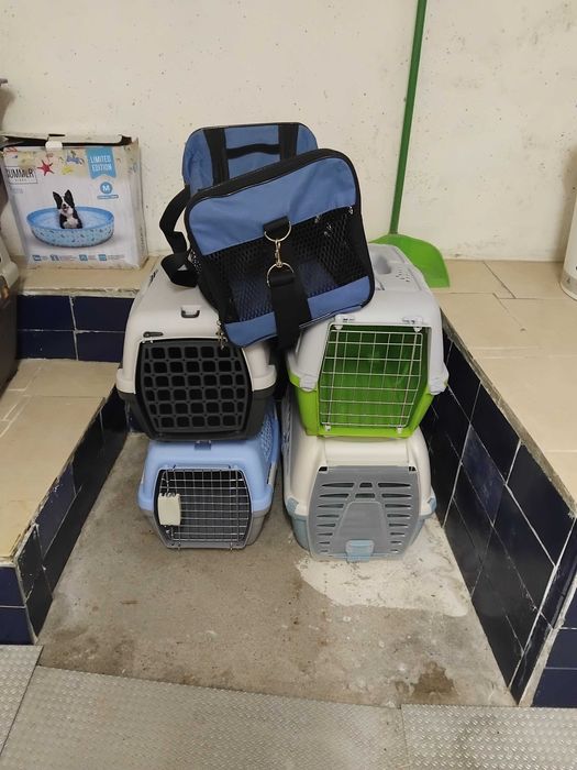 5 Transportadoras cão, gato ou exoticos