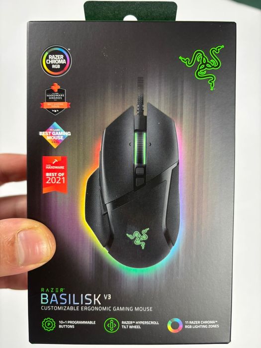 NOVO Rato Gaming Razer Modelo Basilisk v3 – RGB Chroma