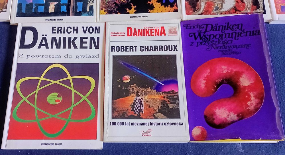 Erich von Daniken x 13 tytułów Dowody,Prorok,Kosmiczne miasta i inne