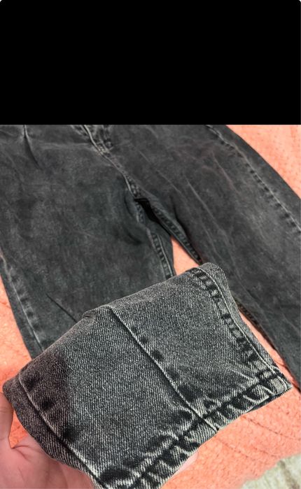 Джинси мом джимсы мом серые сірі чорні черные