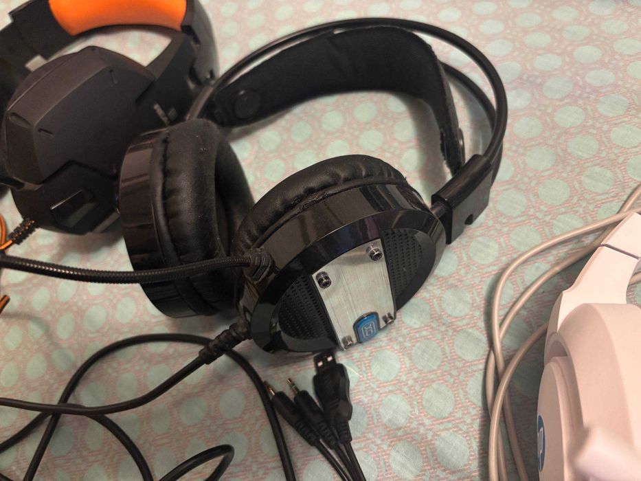 Навушники ігрові (геймерські), компютерні HATOR, Sony, HP з мікрофоном