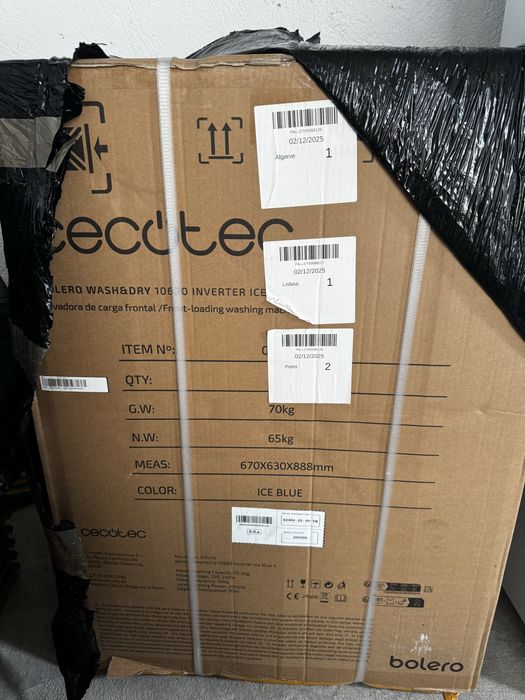 Maquina lavar e secar Cecotec nova