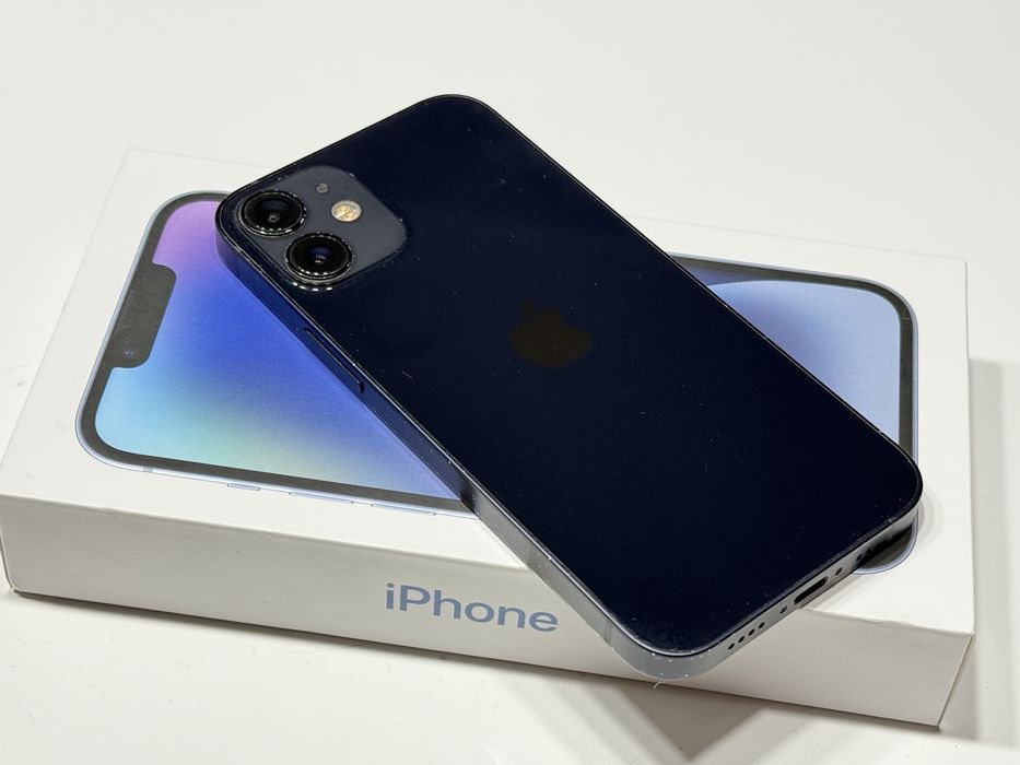 iPhone 12 mini 64 GB Czarny #BDB#Bateria 100%#Komplet #Apple#