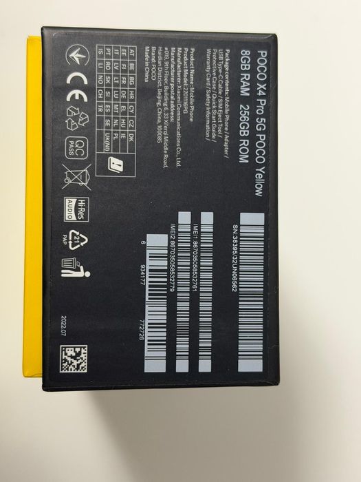 Poco X4 pro 5g 8/256g