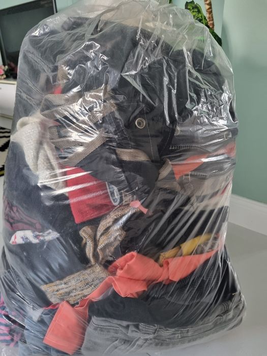 Likwidacja ! Duzy worek ubran 15 kg mix