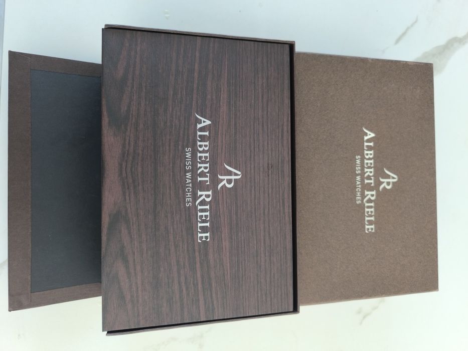 Albert Riele Premiere Chronograph Swiss Made – pełny komplet + dodatkowa bransoleta