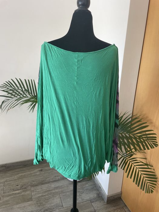 Top verde manga morcego Miss Sixty – estilo off shoulder