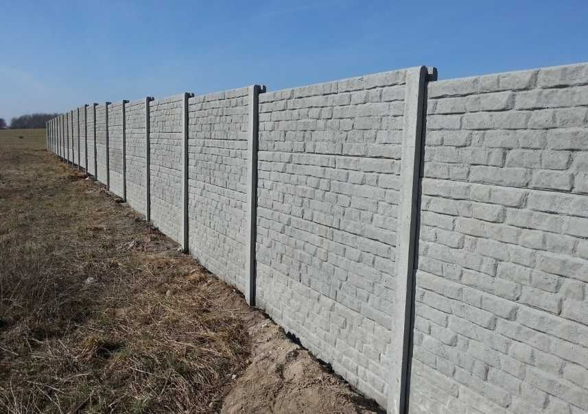 Ogrodzenie betonowe płyty betonowe płyty ogrodzeniowe płot