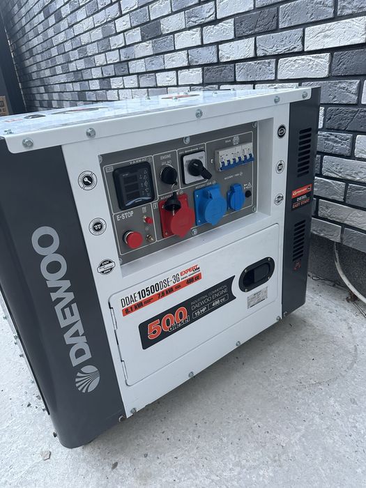 Генератор дизельний DAEWOO 10500DSE-3G 6.5 Кв, 1/3 фази, як новий