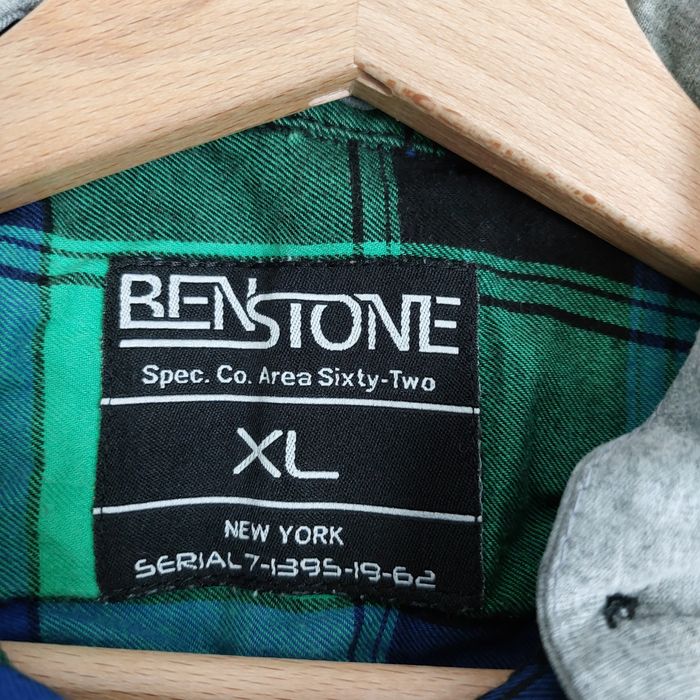 Koszula męska, Długi rękaw, zielony, Ben Stone, roz. XL