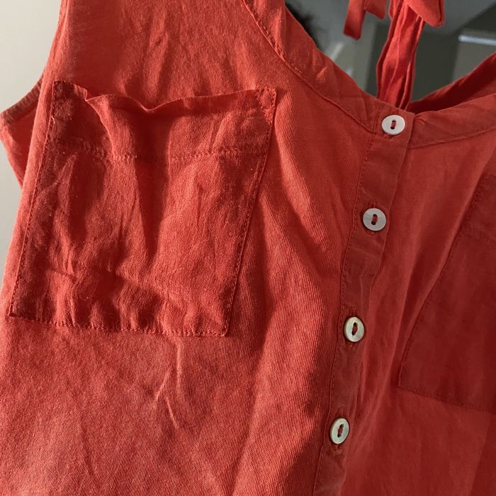 Top Massimo dutti laranja cherry tam S