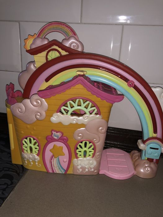 Май литл пони Макдональдс с домиком глазастик