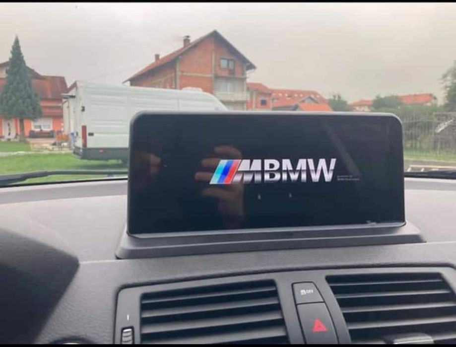 Tela Android 14  com GPS BMW E81 E82 E87 E88 + Idrive