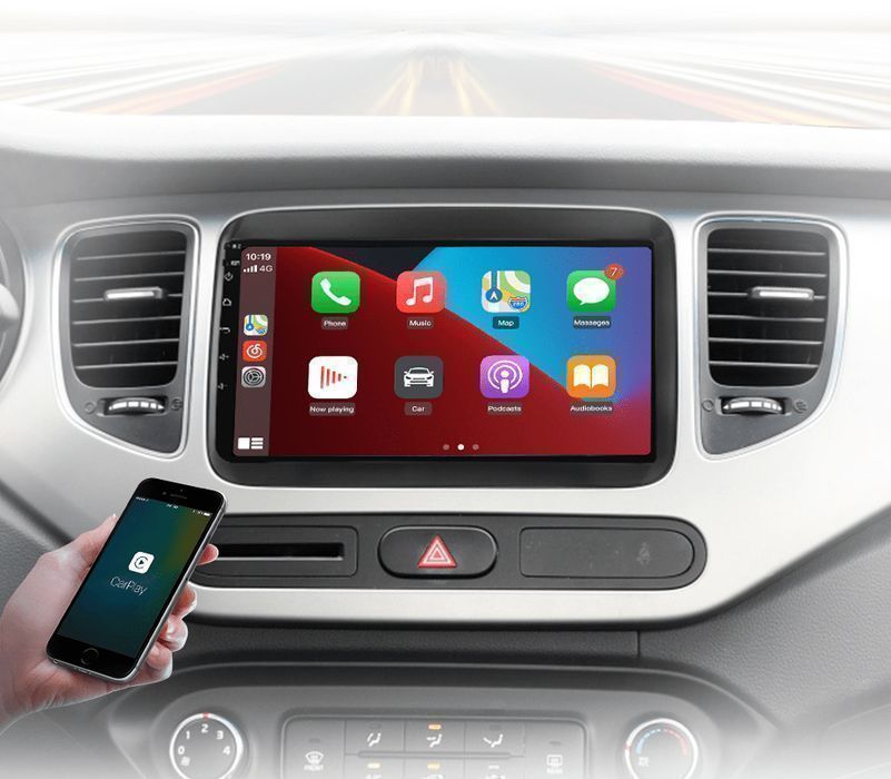 Radio Android 9” CarPlay Android Auto – Kia Carens PL