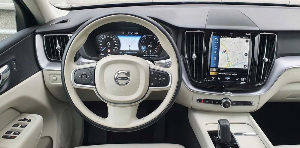 Volvo XC 60 Volvo zakupione z VolvoSelect, Biała skóra, serwisowany w ASO